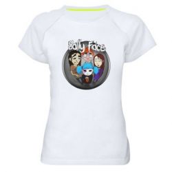 Женская футболка для спорта Sally face soundtrack - PrintSalon