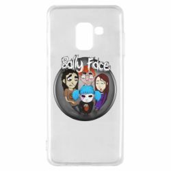 Чехол для Samsung A8 2018 Sally face soundtrack - PrintSalon