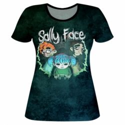 Женская футболка 3D Sally Face - PrintSalon