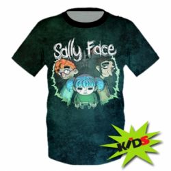 Детская 3D футболка Sally Face - PrintSalon