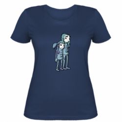 Женская футболка Sally Fisher and Larry Johnson art - PrintSalon