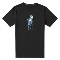 Мужская футболка премиум Sally Fisher and Larry Johnson art - PrintSalon