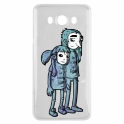 Чехол для Samsung J7 2016 Sally Fisher and Larry Johnson art - PrintSalon