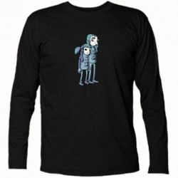 Футболка с длинным рукавом Sally Fisher and Larry Johnson art - PrintSalon