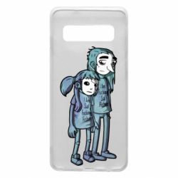 Чехол для Samsung S10 Sally Fisher and Larry Johnson art - PrintSalon