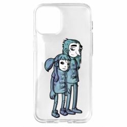 Чехол для iPhone 12 mini Sally Fisher and Larry Johnson art - PrintSalon