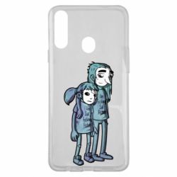 Чехол для Samsung A20s Sally Fisher and Larry Johnson art - PrintSalon