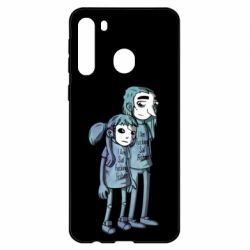 Чехол для Samsung A21 Sally Fisher and Larry Johnson art - PrintSalon