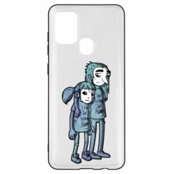 Чехол для Samsung A21s Sally Fisher and Larry Johnson art - PrintSalon