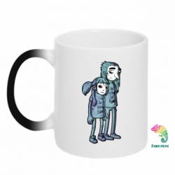 Чашка-хамелеон Sally Fisher and Larry Johnson art - PrintSalon