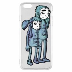 Чехол для iPhone 6 Plus/6S Plus Sally Fisher and Larry Johnson art - PrintSalon