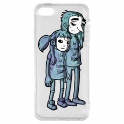Чехол для iPhone5/5S/SE Sally Fisher and Larry Johnson art - PrintSalon