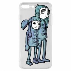 Чехол для iPhone 8 Plus Sally Fisher and Larry Johnson art - PrintSalon