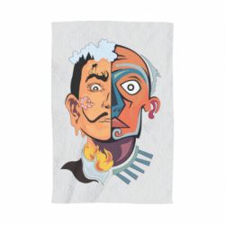 Полотенце с принтом Salvador Dali and Pablo Picasso - PrintSalon