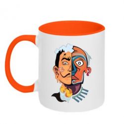 Чашка двокольорова Salvador Dali and Pablo Picasso