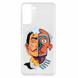Чехол для Samsung S21+ Salvador Dali and Pablo Picasso - PrintSalon