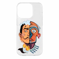 Чехол для iPhone 14 Pro Salvador Dali and Pablo Picasso - PrintSalon