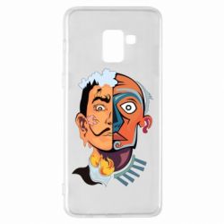 Чехол для Samsung A8+ 2018 Salvador Dali and Pablo Picasso - PrintSalon