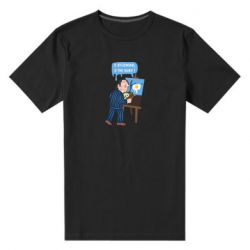 Мужская футболка премиум Salvador Dali Я художник, я так вижу - PrintSalon