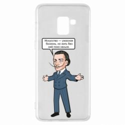 Чехол для Samsung A8+ 2018 Salvador Dali vk mem - PrintSalon