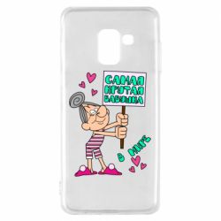 Чохол для Samsung A8 2018 Найкрутіша бабуся в світі - PrintSalon