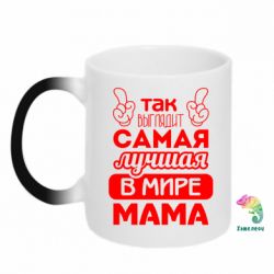 Чашка-хамелеон Найкраща мама