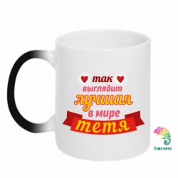 Чашка-хамелеон Найкраща в світі тітка