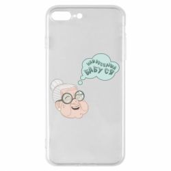 Чехол для iPhone 8 Plus Самая веселая бабуля