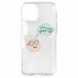 Чехол для iPhone 12 mini Самая веселая бабуля - PrintSalon