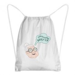 Рюкзак-мешок Самая веселая бабуля - PrintSalon