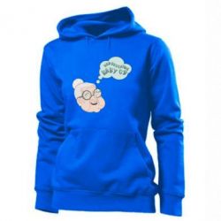 Женское худи Самая веселая бабуля