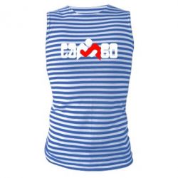 Майка-тельняшка Самбо - PrintSalon