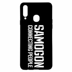 Чехол для Samsung A20s Samogon connecting people - PrintSalon