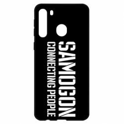 Чехол для Samsung A21 Samogon connecting people - PrintSalon