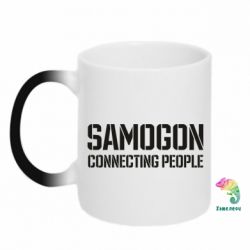 Чашка-хамелеон Samogon connecting people - PrintSalon