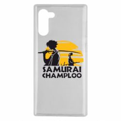 Чехол для Samsung Note 10 Samurai Champloo - PrintSalon