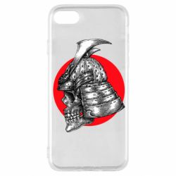Чехол для iPhone SE 2022 Samurai skull - PrintSalon