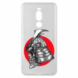 Чехол для Meizu Note 8 Samurai skull - PrintSalon