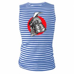 Майка-тельняшка Samurai skull - PrintSalon