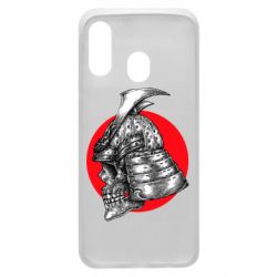 Чехол для Samsung A40 Samurai skull - PrintSalon