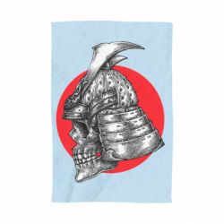 Полотенце с принтом Samurai skull - PrintSalon