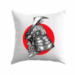Подушка Samurai skull - PrintSalon