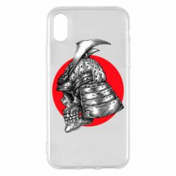 Чехол для iPhone X/Xs Samurai skull - PrintSalon