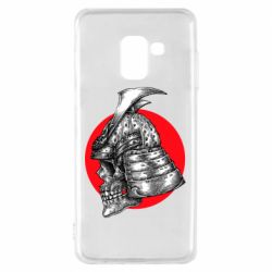 Чехол для Samsung A8 2018 Samurai skull - PrintSalon