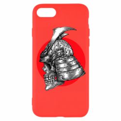 Чехол для iPhone 8 Samurai skull - PrintSalon