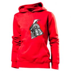 Женское худи Samurai skull - PrintSalon