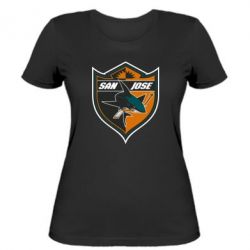 Женская футболка San Jose Sharks - PrintSalon