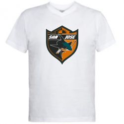 Чоловіча футболка з V-подібним вирізом San Jose Sharks