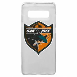 Чехол для Samsung S10+ San Jose Sharks - PrintSalon