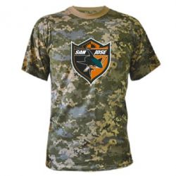 Камуфляжная футболка San Jose Sharks - PrintSalon
